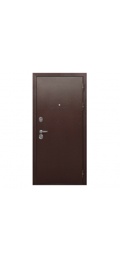 Металлическая дверь «9 см Медный Антик металл/металл» 
